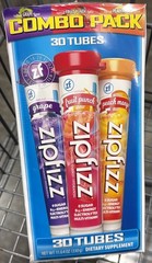 Zipfizz Sugar-Free Gluten-Free Energy Hydration Drink Mix 30 Tubes Variety