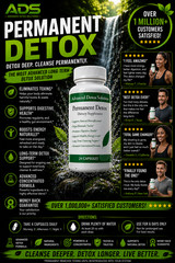 Permanent Detox 24 Capules / Same Day Shipping! / Made in the USA!
