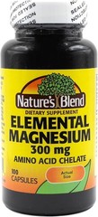 Nature’s Blend Elemental Magnesium 300 mg 100 Caps