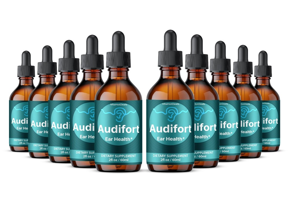 AudiFort Liquid Drops, All Natural Supplement, Audi Fort Drops (10 pack)