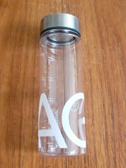 Athletic Greens clear Bottle w/ screw top Stainless Steel lid – Tritan BPA free