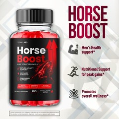 (1 Pack) Horse Boost ACV Gums Male Health Support Formula HorseBoost 60 Gummies