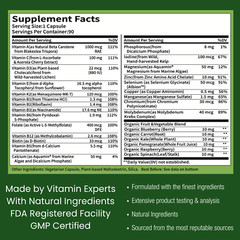 One A Day Men’s Health Formula Organic Multivitamin, Easy to swallow 90 Capsules