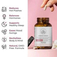 Happy Mammoth Hormone Harmony Natural Hormonal Support for Women 72 Capsules