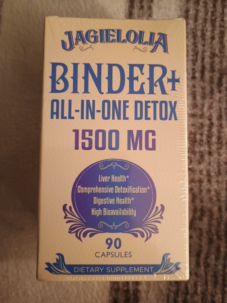 Jagielolia All-in-One Detox Binder Supplement 1500 MG High Bioavailability