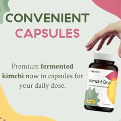 Brightcore Nutrition Kimchi One Kimchi Powder 90 Capsules Probiotics Enzymes US