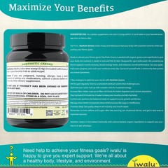Organic Superfood Greens | Best Supplement Capsule Pill Men Women FREE SHIP