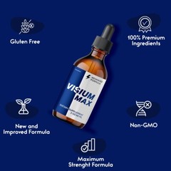 Visium Max Liquid Drops, Extra Strength VisiumMax, All Natural Formula (10 pack)