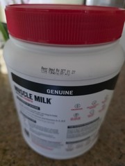 Muscle Milk Lean Muscle Protein Powder, chocolate – 1.93lbs exp 11/2027