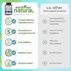 Joint Support Glucosamine Chondroitin MSM Capsules for Mobility & Flexibility