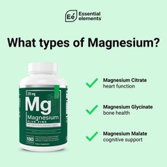 Essential elements Magnesium Plus Zinc with Vitamin D3 – Scientifically Formulat
