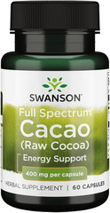 Full Spectrum Cacao (Raw Cocoa) – Herbal Supplement Promoting Mild Energy Suppor