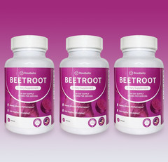 3Pcs Organic Rosabella Beet Root Natural Energy Boost Blood Pressure 60 Capsule