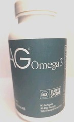 Athletic Greens AG Omega 3 (90 Softgels) Fish Oil 30 Day Supply Sealed Exp:11/27