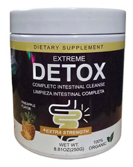 extreme detox powder pineapple flavor EXP 03/27