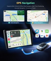 4G 128G Car Stereo for Toyota Highlander 2015 2016 2017 2018 2019 Radio,10.1″…