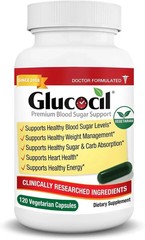 Glucocil Dietary Supplement 120 Softgels | 1 Pack, 2 Pack or 3 Pack Options