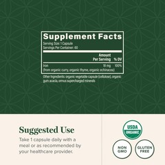 Global Healing Center Iron Supplement for Women and Men Blood Builder Liquid…