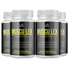 Muscu Lex – Prostate Support- 4 Bottles- 240 Capsules