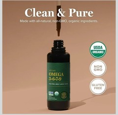 Global Healing Organic Omega 3•6•7•9 Supplement – 2 Fl Oz