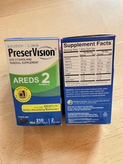 2 Pack | PreserVision AREDS 2 Eye Vitamins Mini Softgels 210 Count | Exp – 04/28