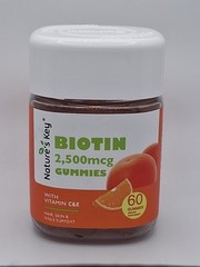 Nature’s Key Biotin Gummies With Vitamin C&E, 60 gummies